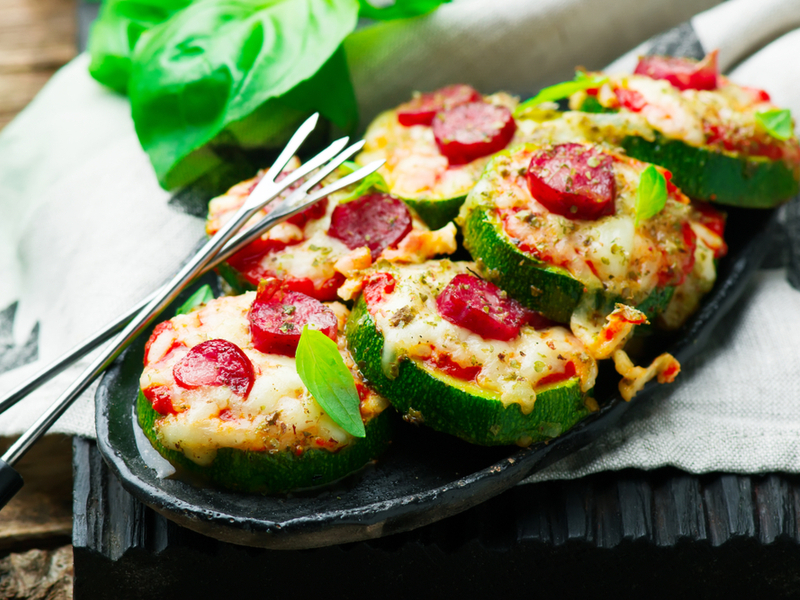 Zucchini Pizza Bites